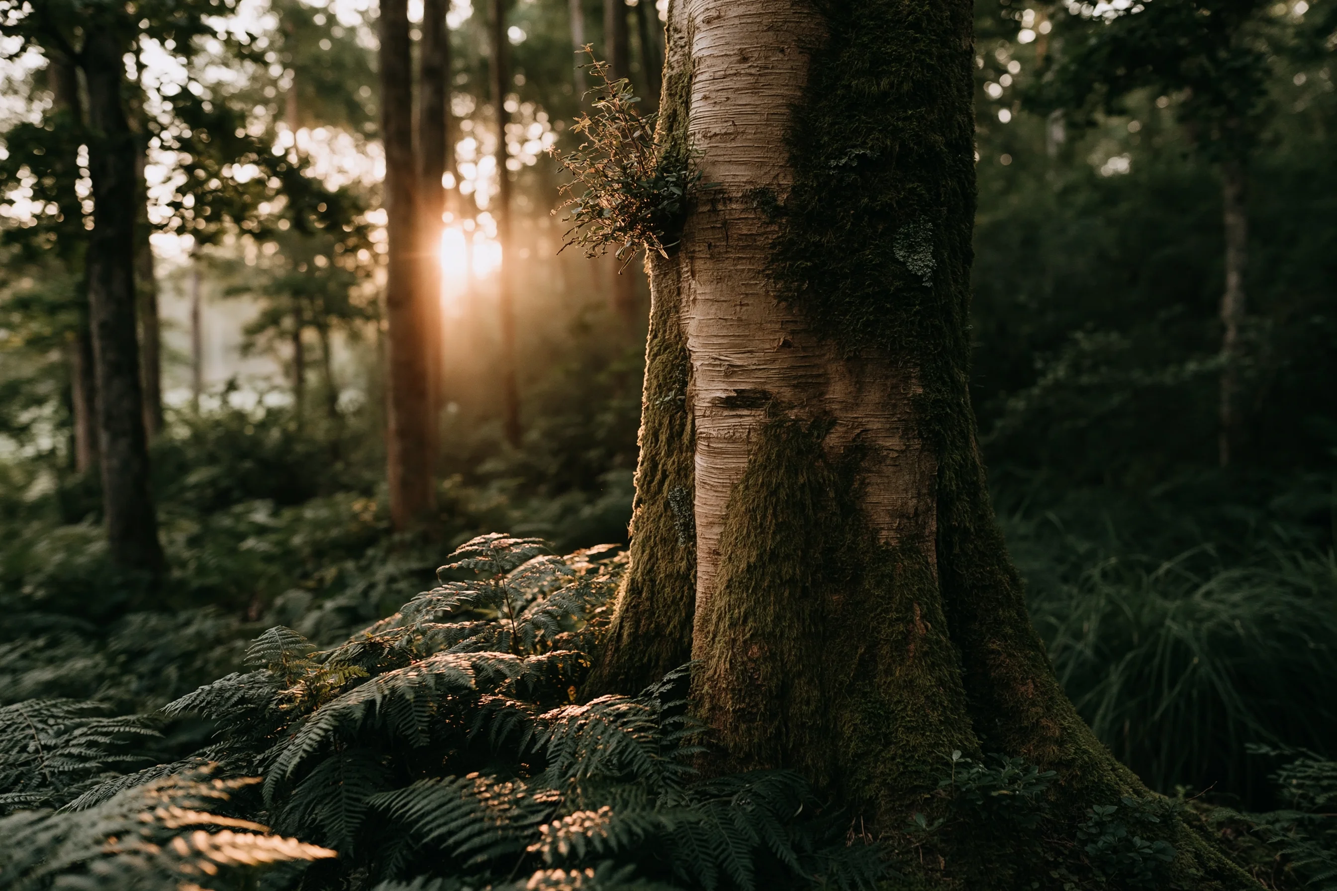 A peaceful natural landscape representing transformation and lasting change